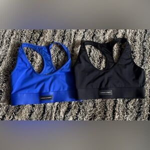 Savage X Fenty Blue & Black Racerback Sports Bras (2-Pack)